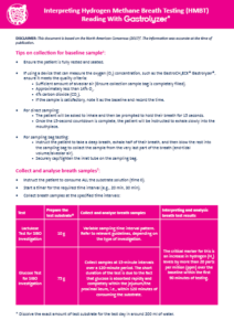 Gastrolyzer Interpretation Chart