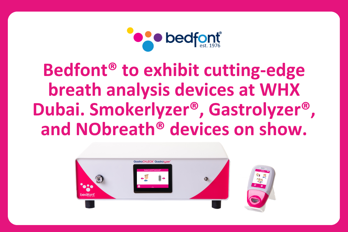 Bedfont® Scientific Limited is proud to exhibit cutting-edge breath analysis devices at WHX Dubai.